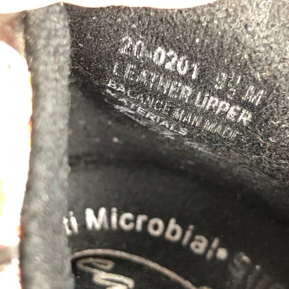 Easy Works by Easy Street Women's Size 9.5 M Skull Leather Patent Black 20-0201 - Picture 9 of 9